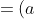 = (a)^{ord(a)k_1}(b)^{ord(b) k_2} = ((a)^{ord(a)})^{k_1} \ ((b)^{ord(b)})^{k_2} = (1)^{k_1}(1)^{k_2} = 1.